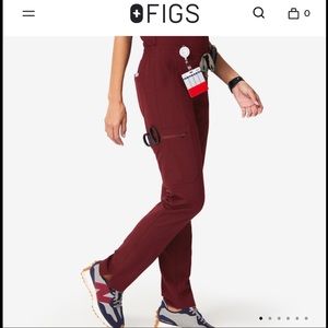 Figs yola scrub pants medium tall